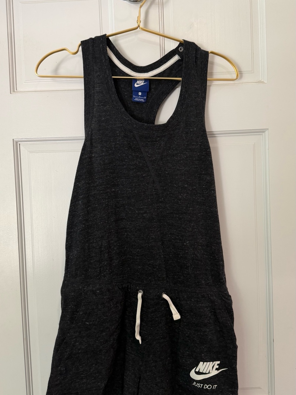 Nike Black Racerback Romper Size Small